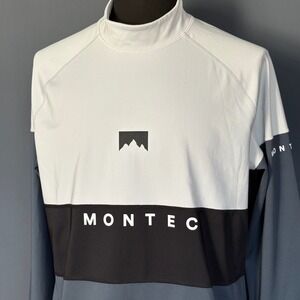 Montec Alpha Base‎ Layer Mock Neck | Size M | Colorblock Ski Sweatshirt